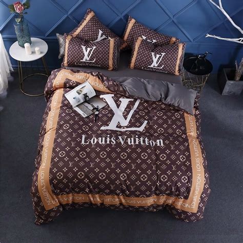 louis vuitton comforter king|Louis Vuitton bed set.